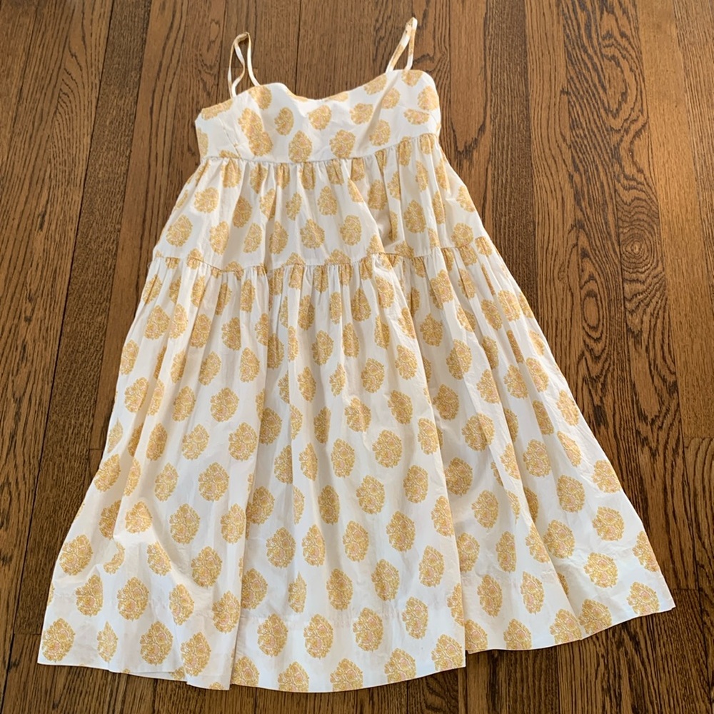 J. Crew Medallion tie back spaghetti strap sundress, 2P